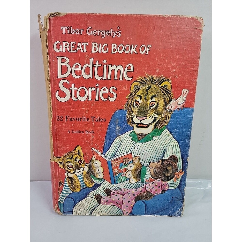 Tibor Gergely's Great Big Book of Bedtime Stories 32 Favorite Tales 1967 HC